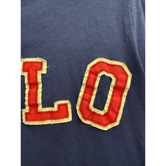 Polo Ralph Lauren Blue Spell Out Embroidered Short Sleeve T-Shirt Size S/P - Picture 4 of 10